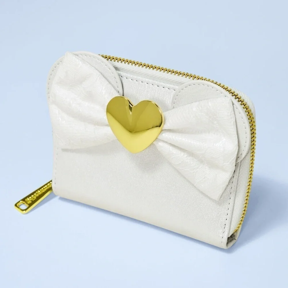 Disney‎ Loungefly Minnie Mouse Wedding Zip Around Wallet